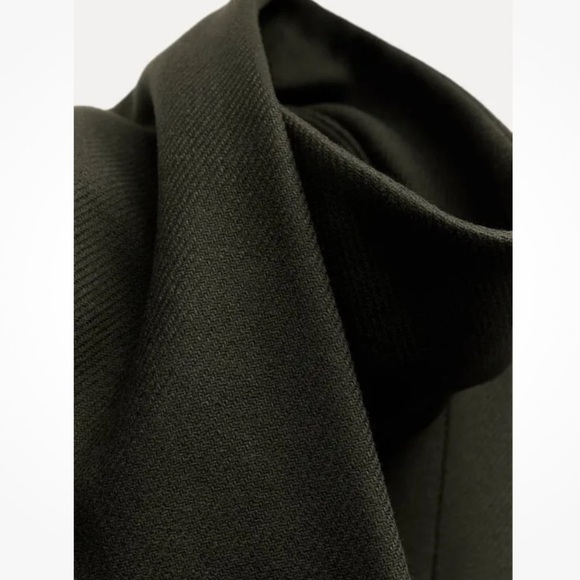 Zara Manteco Wool Scarf Coat ZW collection - Picture 7 of 16